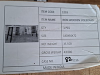 Dressoir, mangohout - afbeelding 7 van  7