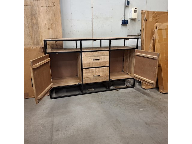 Dressoir, mangohout - afbeelding 6 van  7