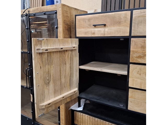 Dressoir, mangohout - afbeelding 4 van  7
