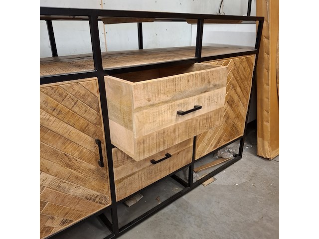 Dressoir, mangohout - afbeelding 9 van  10