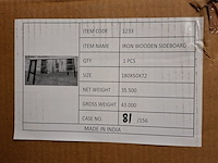 Dressoir, mangohout - afbeelding 5 van  6