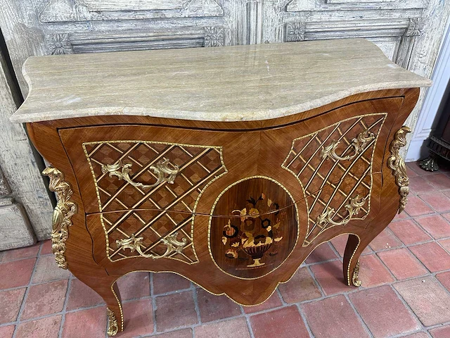 Dressoir met marmer blad - afbeelding 2 van  3