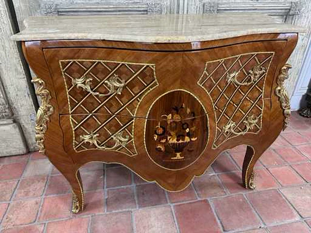 Dressoir met marmer blad - afbeelding 3 van  3