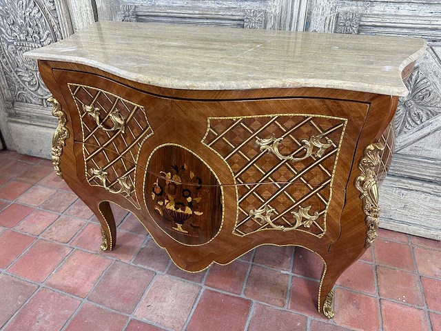 Dressoir met marmer blad - afbeelding 1 van  3