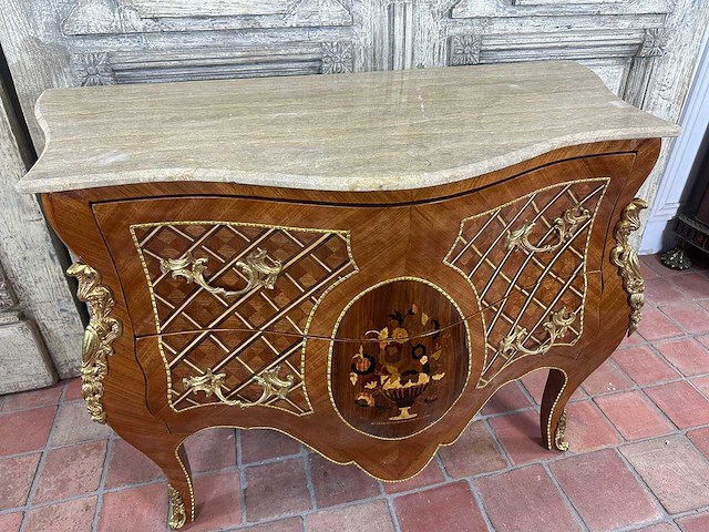 Dressoir met marmer blad - afbeelding 2 van  3