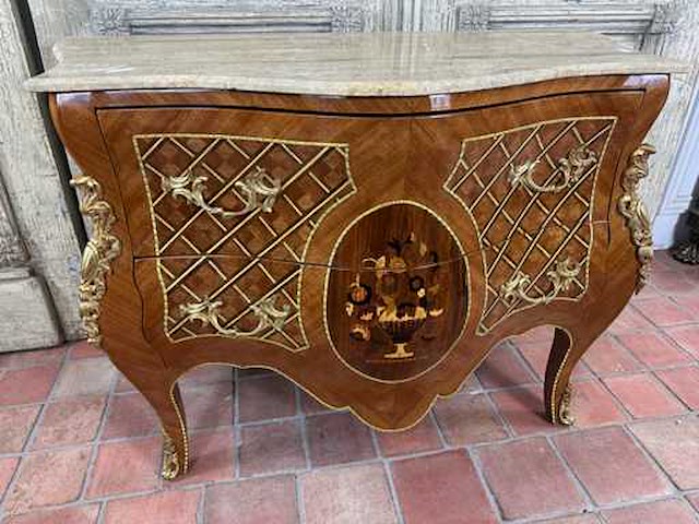 Dressoir met marmer blad - afbeelding 3 van  3