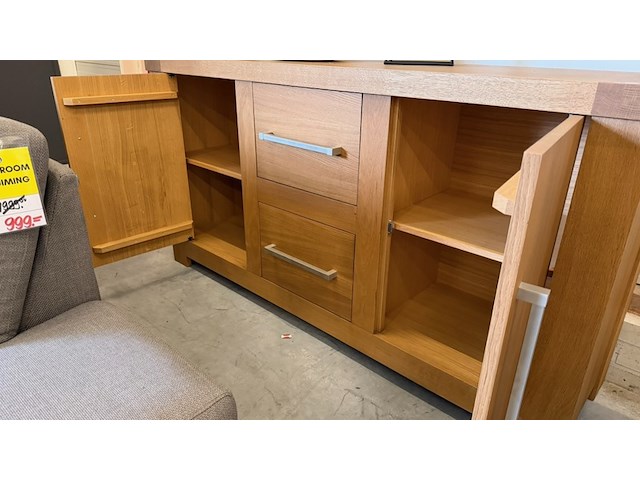 Dressoir, natura, 180x94x50 cm - afbeelding 2 van  3