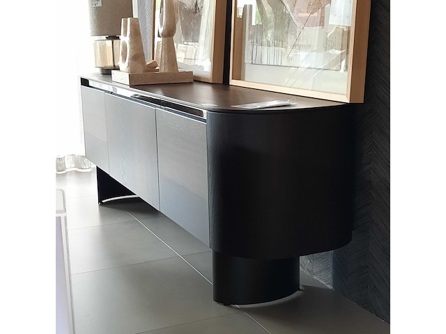 Dressoir papadatos, couture h, zwart - afbeelding 1 van  11