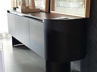 Dressoir papadatos, couture h, zwart - afbeelding 1 van  11