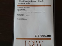 Dressoir papadatos, couture h, zwart - afbeelding 4 van  11
