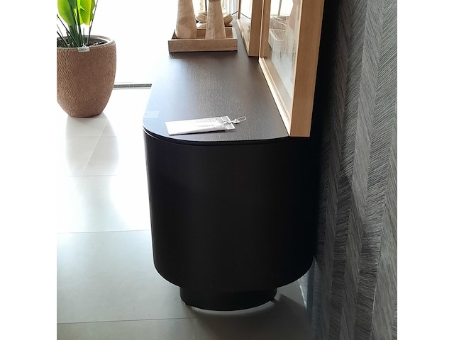 Dressoir papadatos, couture h, zwart - afbeelding 5 van  11