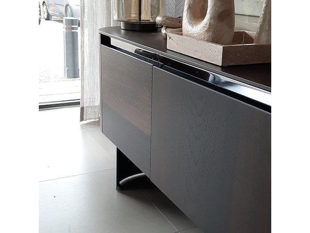 Dressoir papadatos, couture h, zwart - afbeelding 6 van  11