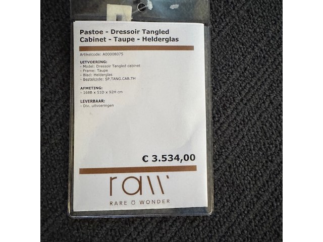 Dressoir, pastoe, tangled, taupe - afbeelding 2 van  5