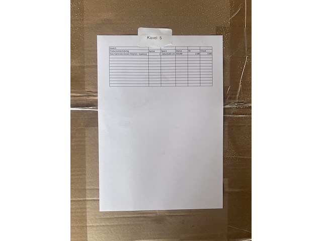 Dressoir rhythm, raw materials, bruin - afbeelding 5 van  5