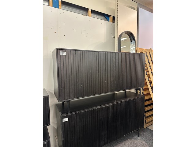 Dressoir tiara mango zwart, zwart - afbeelding 1 van  4