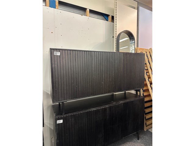 Dressoir tiara mango zwart, zwart - afbeelding 3 van  4