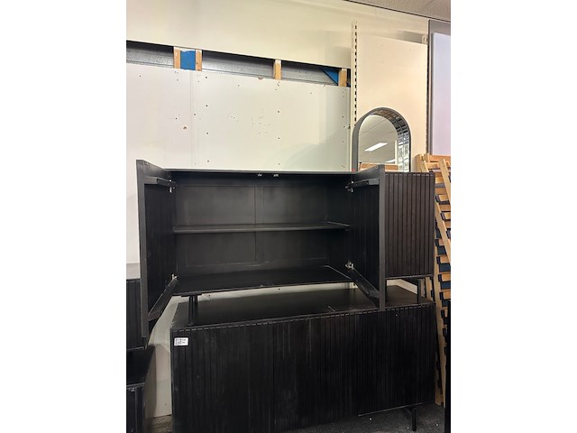 Dressoir tiara mango, zwart - afbeelding 2 van  2