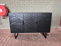 Dressoir, vanharte, linc, zwart - afbeelding 1 van  4
