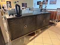 Dressoir walnut/goudkleurig - afbeelding 2 van  8