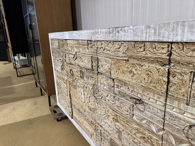 Dressoir, zand + gebroken wit - afbeelding 5 van  6