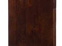 Dressoir/kast met 3 lades, mangohout/rattan - afbeelding 3 van  3