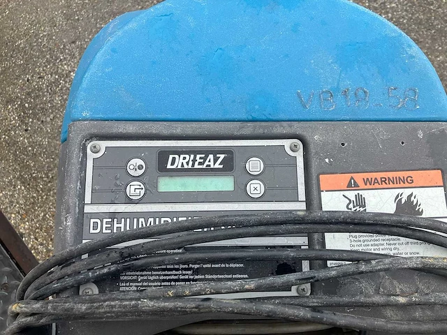 Dri-eaz drizair 1200 - model f203 - bouwdroger - afbeelding 5 van  9