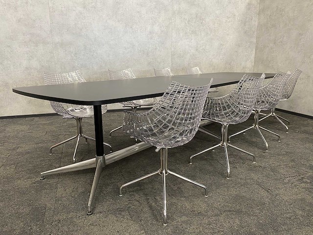 Driade meridiana - 8p design conferentie set 370x120 - afbeelding 16 van  22