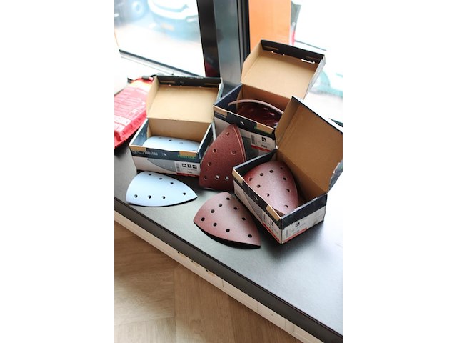 Drie aangebroken doosjes schuurpads festool - afbeelding 2 van  2