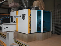 Drie-assig cnc bewerkingscentrum raptor 2142 met vacuümpomp, 8-koppige carrousel, boorunit en zaagunit. bo... - afbeelding 16 van  21