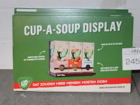 Drie cup-a-soup displays. - afbeelding 1 van  2