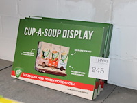 Drie cup-a-soup displays. - afbeelding 2 van  2