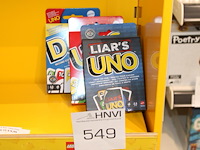 Drie divers uno kaartspellen w.o. uno, dos en liars. - afbeelding 1 van  2