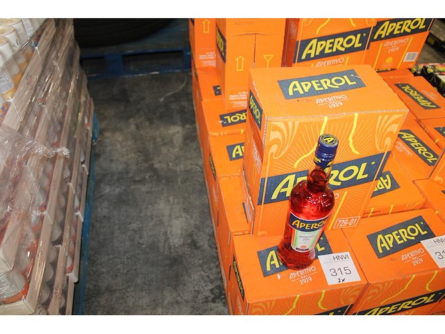 Drie dozen aperol. 18 flessen. - afbeelding 2 van  3