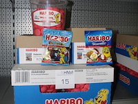 Drie dozen haribo w.o. kindermix, starmix en schuimaardbeien. tht 06-08-2026. - afbeelding 2 van  2