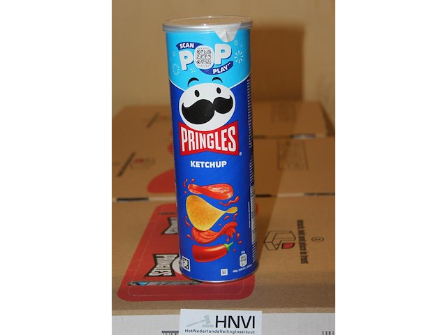Drie dozen pringles ketchup. 57 bussen. - afbeelding 2 van  2