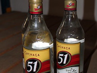Drie flessen chacaca. - afbeelding 2 van  2