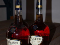 Drie flessen cognac courvoigier. - afbeelding 2 van  2