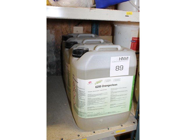Drie jerrycans a 10l orangeclean atramex. - afbeelding 2 van  3