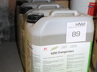Drie jerrycans a 10l orangeclean atramex. - afbeelding 2 van  3