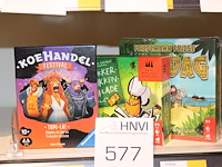 Drie kaartspellen 999games soloavontuur en kakkerlakkenslade en ravensburger koehandel. - afbeelding 1 van  2