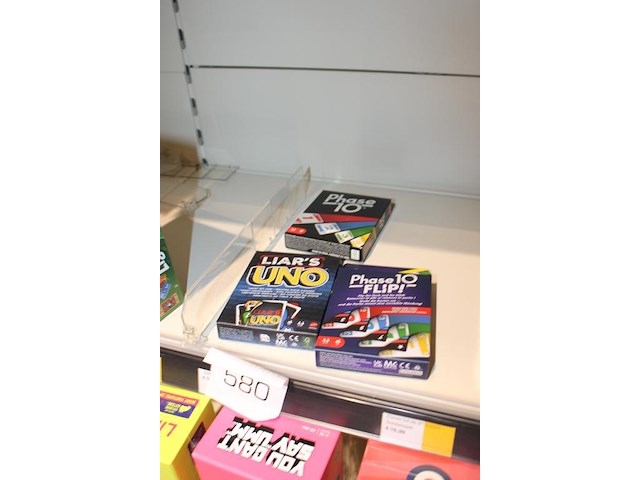 Drie kaartspellen mattel phase10, phase10 flip en uno liars. - afbeelding 2 van  2