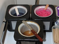Drie professionele waxheaters lycon, incl. houten spatels en 2 kg wax. - afbeelding 2 van  3