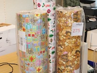 Drie rollen kadopapier sint en kerst - afbeelding 2 van  2