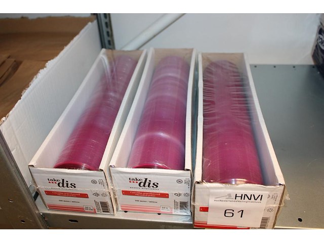 Drie rollen vershoudfolie dis. - afbeelding 2 van  2