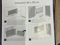 Drie rvs inbouwnissen regn w.o. 30 x 60 x 7 cm en 2x 30 x 60 x 10 cm. - afbeelding 4 van  4