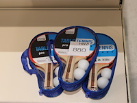 Drie sets met tafeltennisbats active sport. - afbeelding 1 van  2