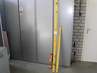 Drie waterpassen w.o. stabila 200 cm. - afbeelding 1 van  2
