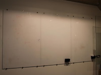 Drie whiteboards. afmeting 150 x 50 cm - afbeelding 1 van  2
