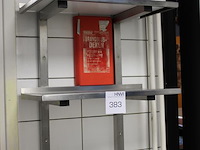 Driedelig rvs wandschap afm. 50 x 28 x 62 cm. - afbeelding 2 van  2