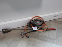 Driedelige gasbranderset.